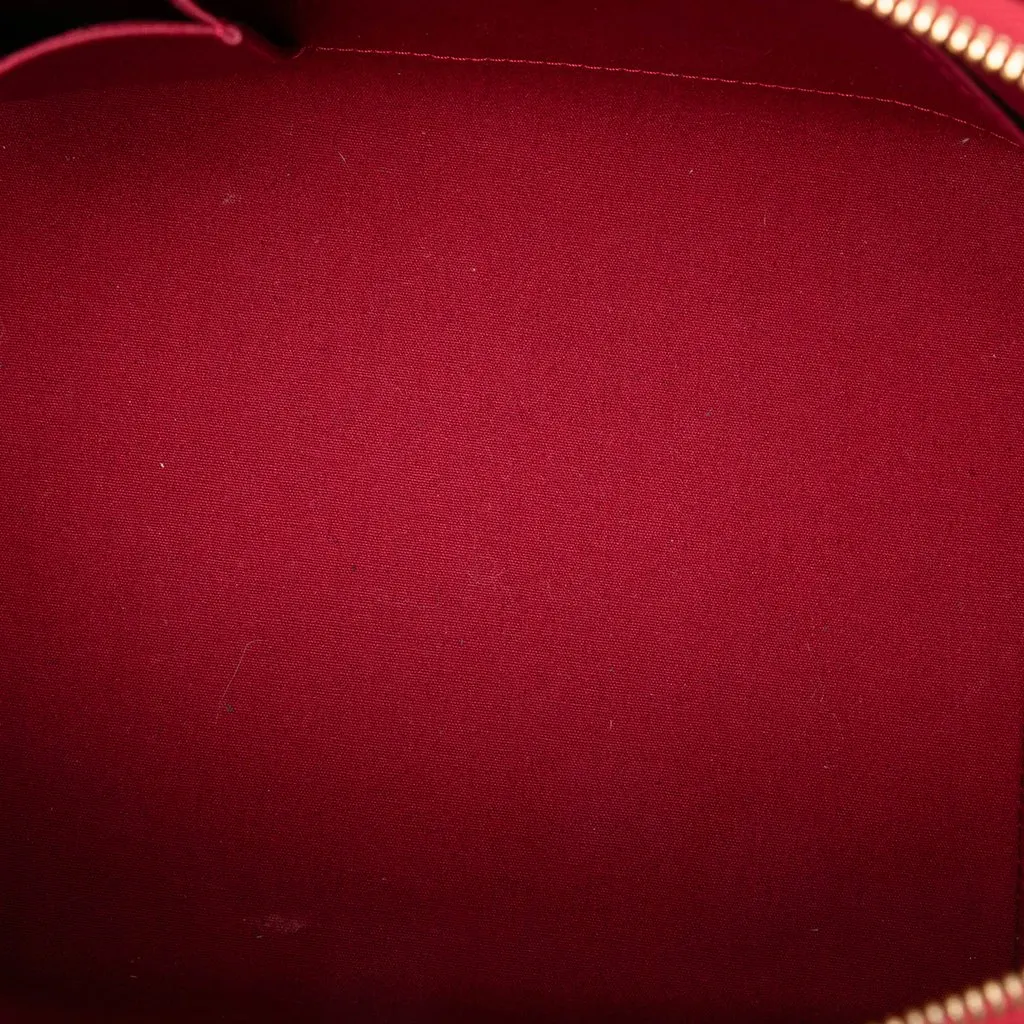 Louis Vuitton Monogram Vernis Bellevue PM Red Leather Good - Model View
