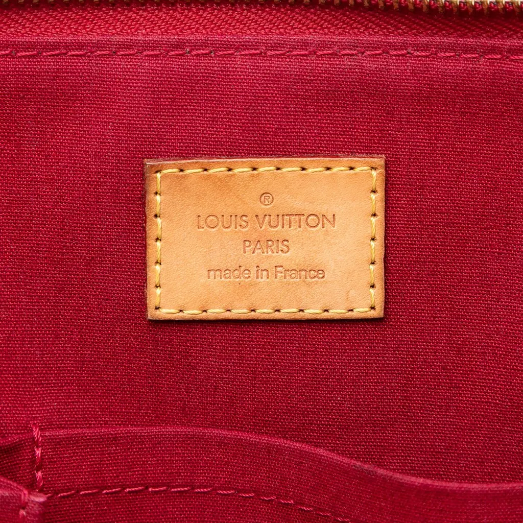 Louis Vuitton Monogram Vernis Bellevue PM Red Leather Good - Box View