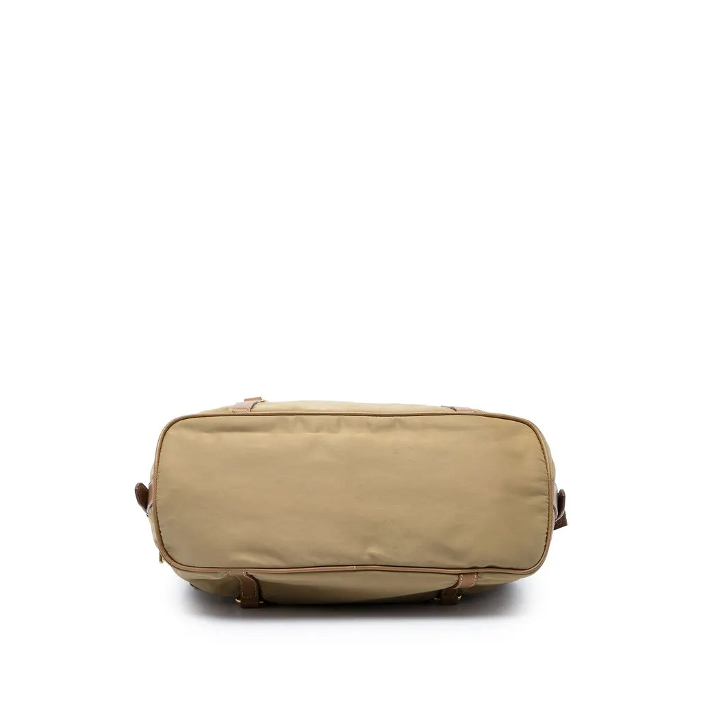 Prada Canvas Canapa Logo Shoulder Bag Beige Very good - Inside View