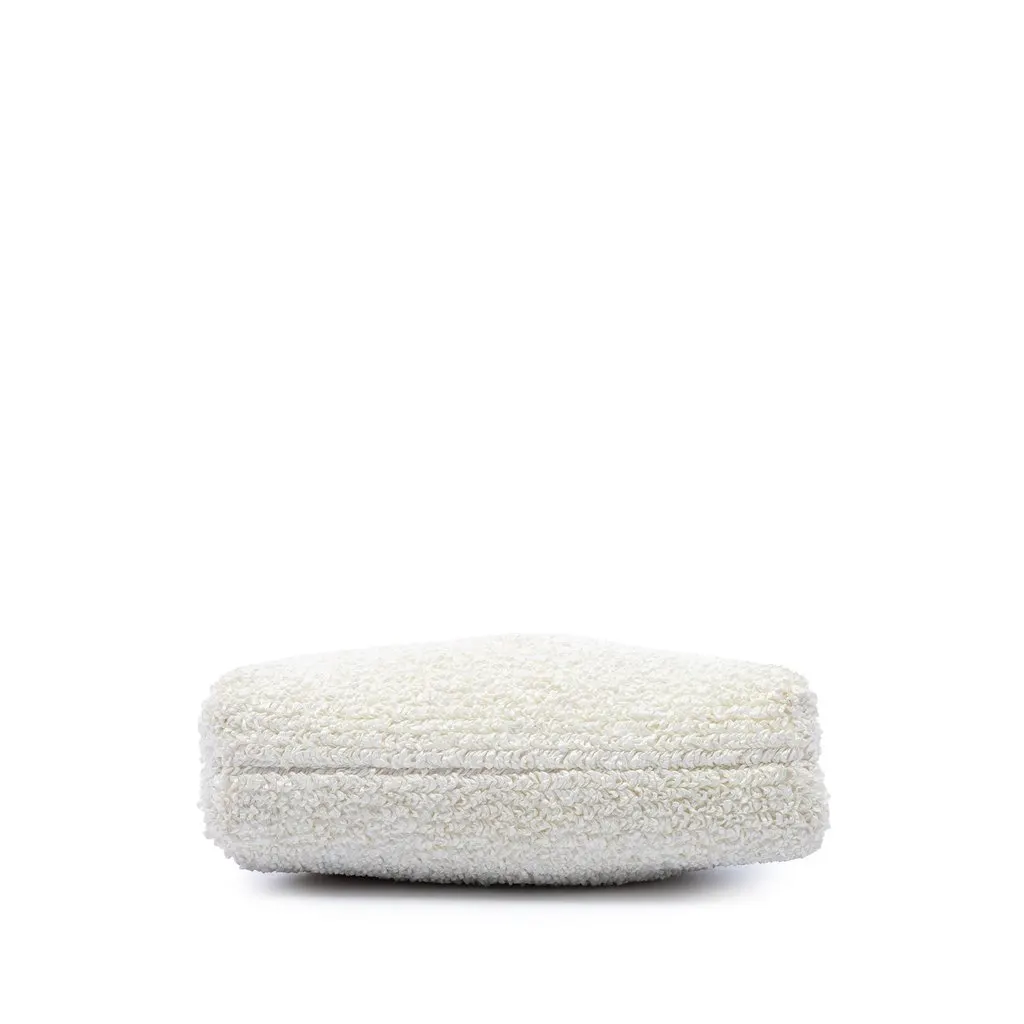 Bottega Veneta Boucle Raffia The Mini Pouch Crossbody White Very good - Inside View