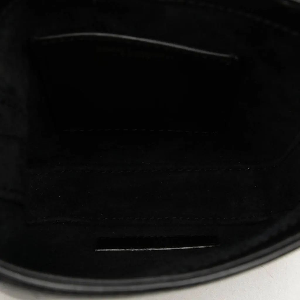Saint Laurent Mini Smooth Leather Le 5 a 7 Vertical Crossbody Black Leather Very good - Model View