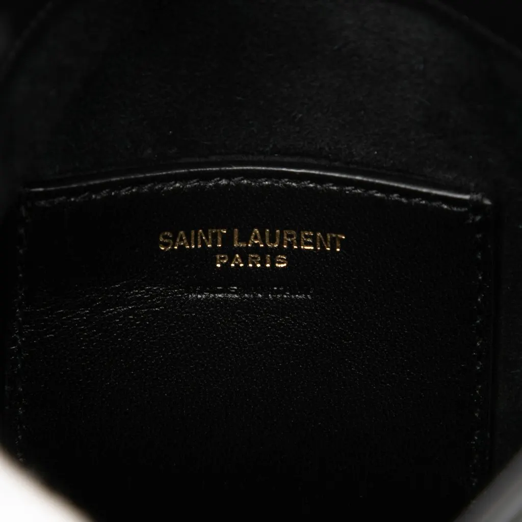 Saint Laurent Mini Smooth Leather Le 5 a 7 Vertical Crossbody Black Leather Very good - Box View