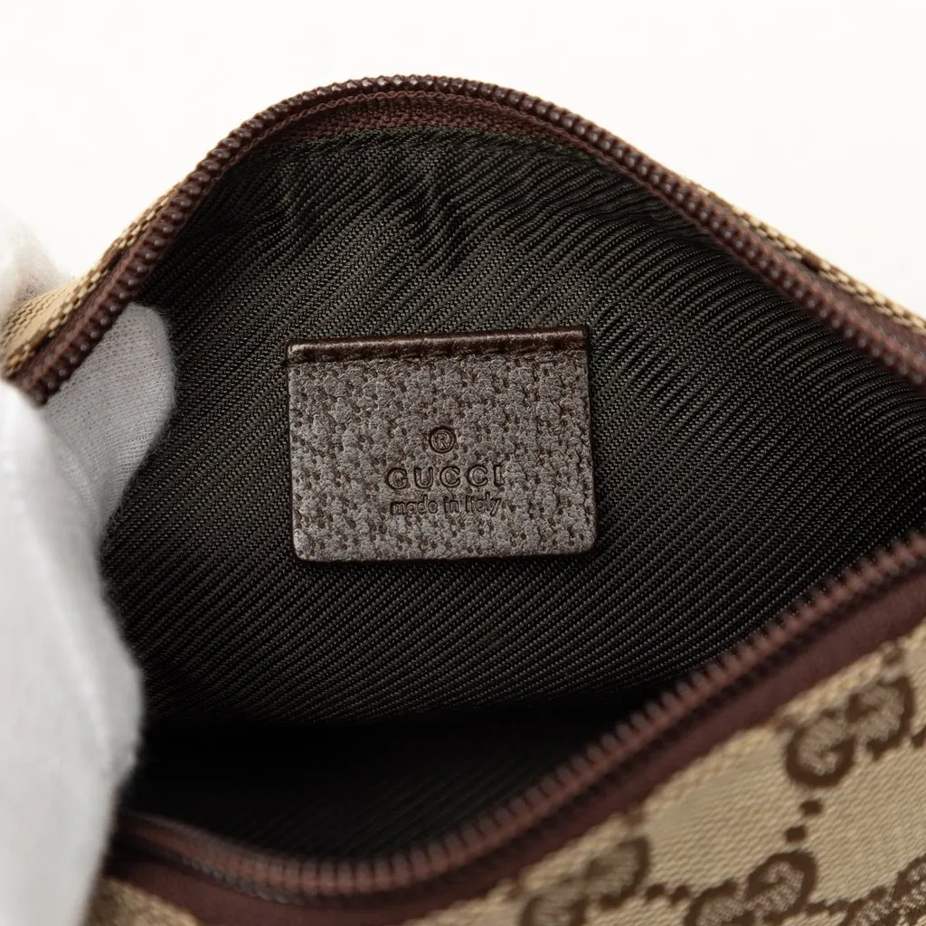 Gucci GG Canvas Pouch Beige Canvas Good - Box View