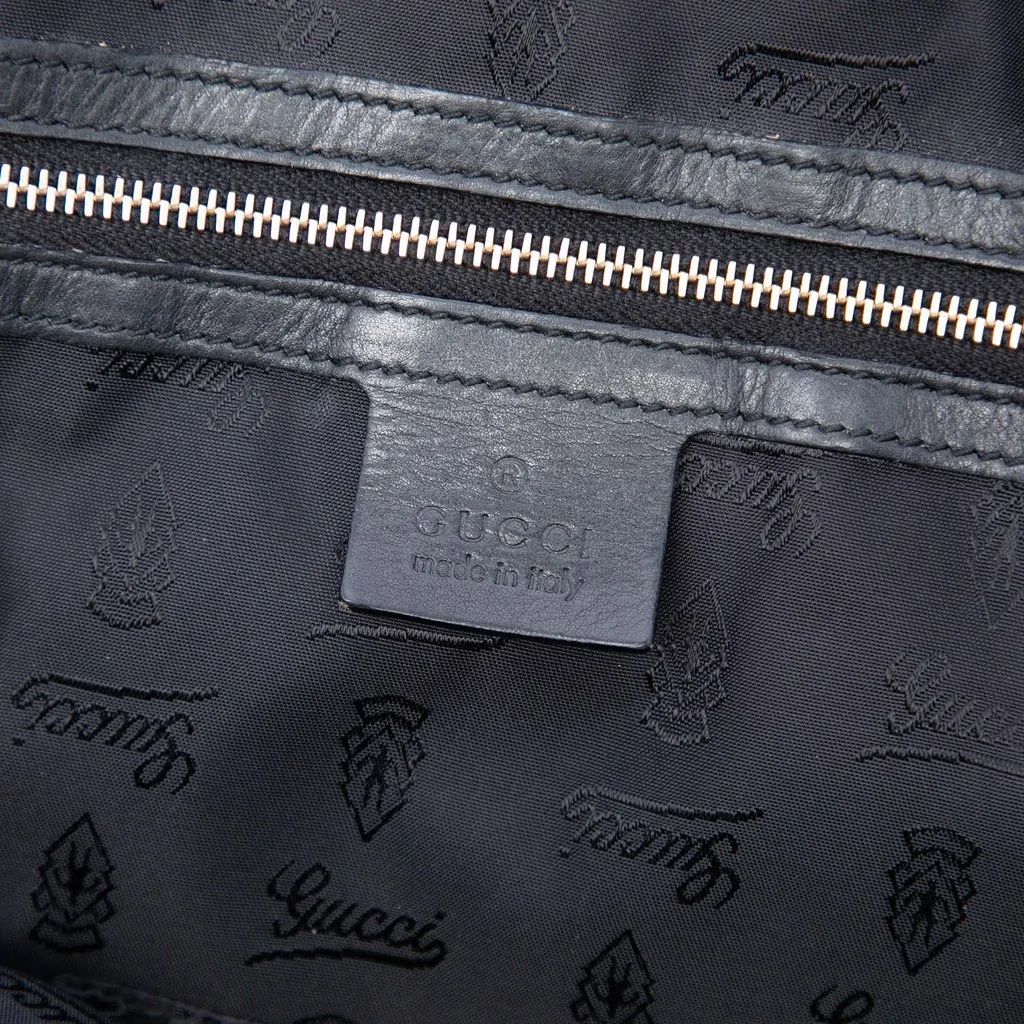 Gucci Large Patent Hysteria Satchel Black Leather Very good - Box View