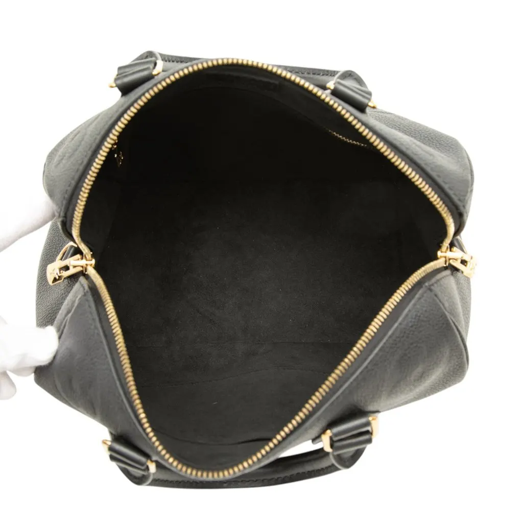 Louis Vuitton Monogram Giant Empreinte Speedy Bandouliere 25 Black Leather Very good - Model View