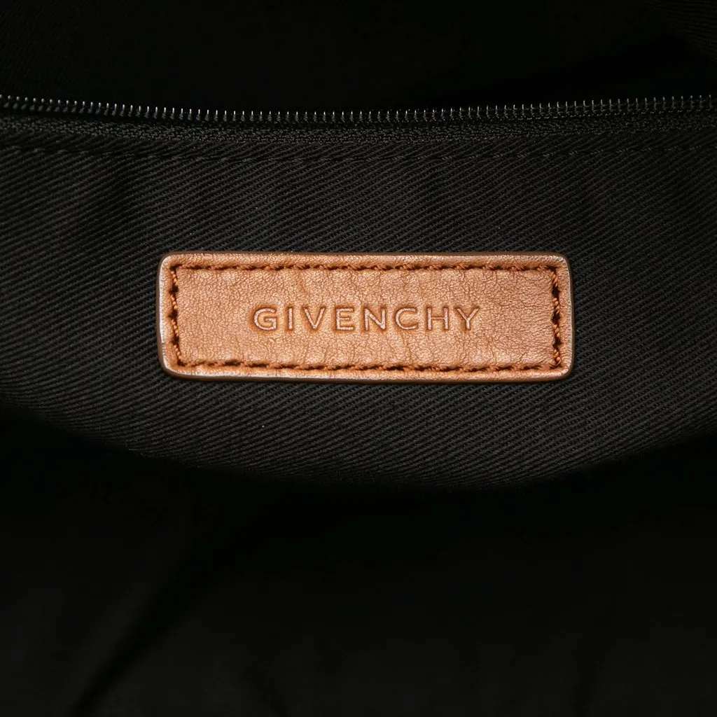 Givenchy Leather 4G Logo Satchel Brown Leather Very good - Box View