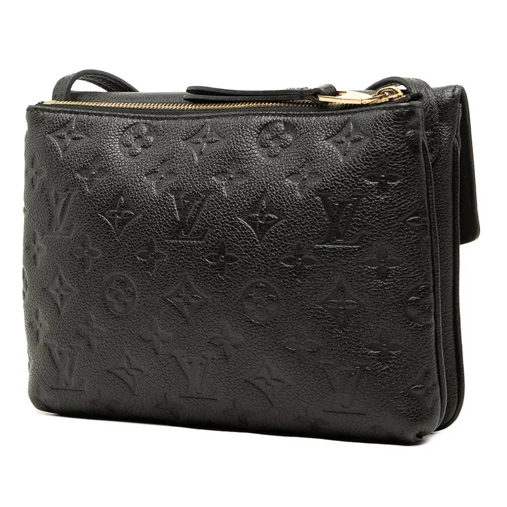 Louis Vuitton Monogram Empreinte Twice Black Leather Very good - Back View