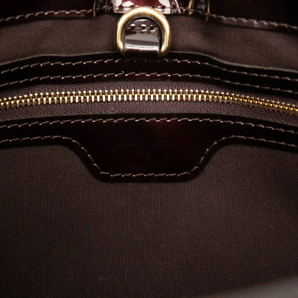 Louis Vuitton Monogram Vernis Wilshire PM Purple Leather Very good - Box View