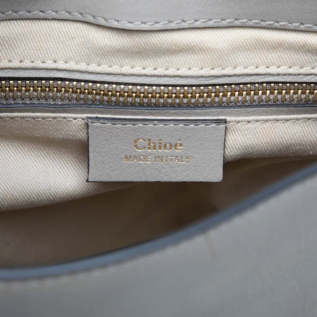 Chloé Medium Calfskin and Suede Faye Backpack MultiColor Leather Good - Box View