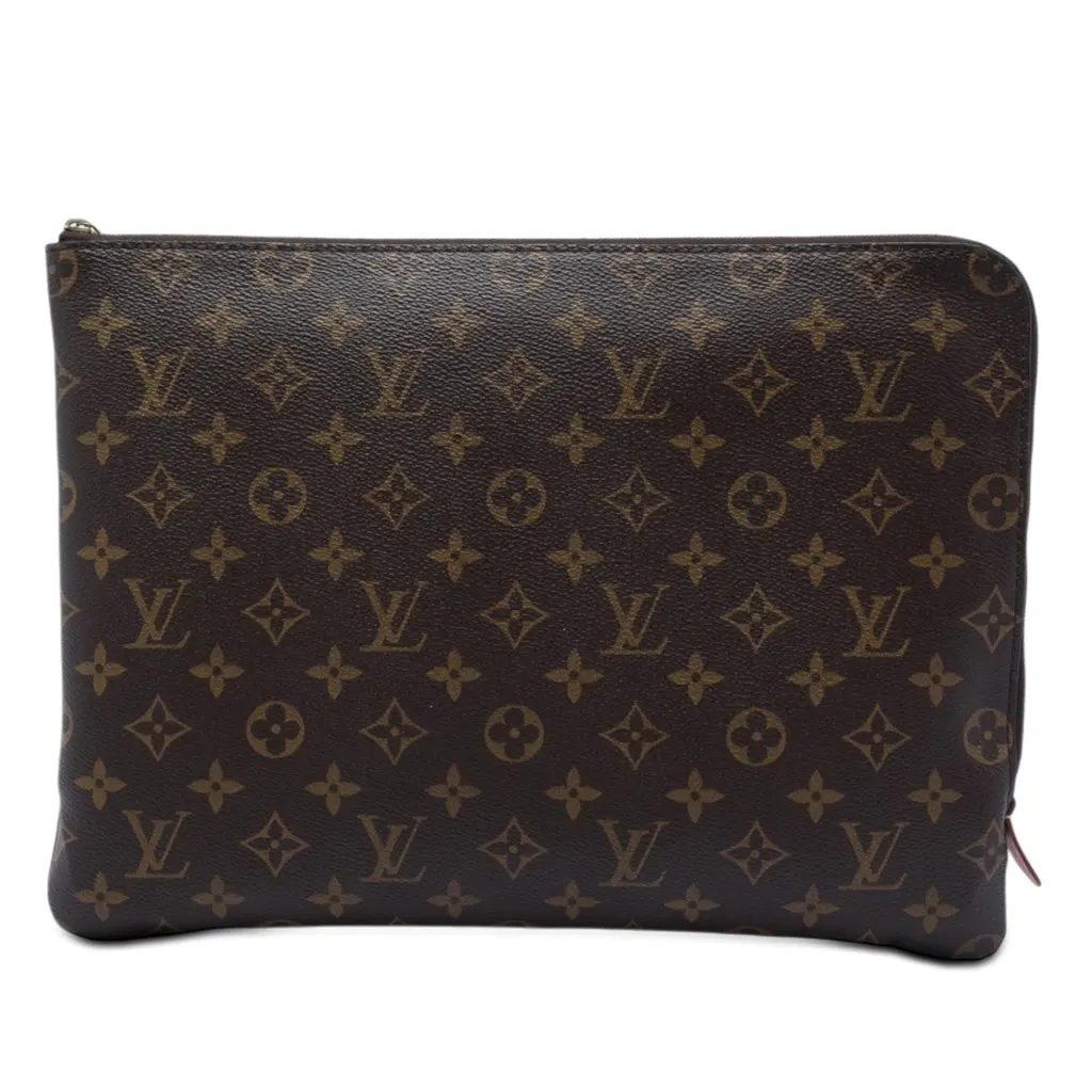 Louis Vuitton Monogram Etui Voyage GM Brown Canvas Very good - Front View