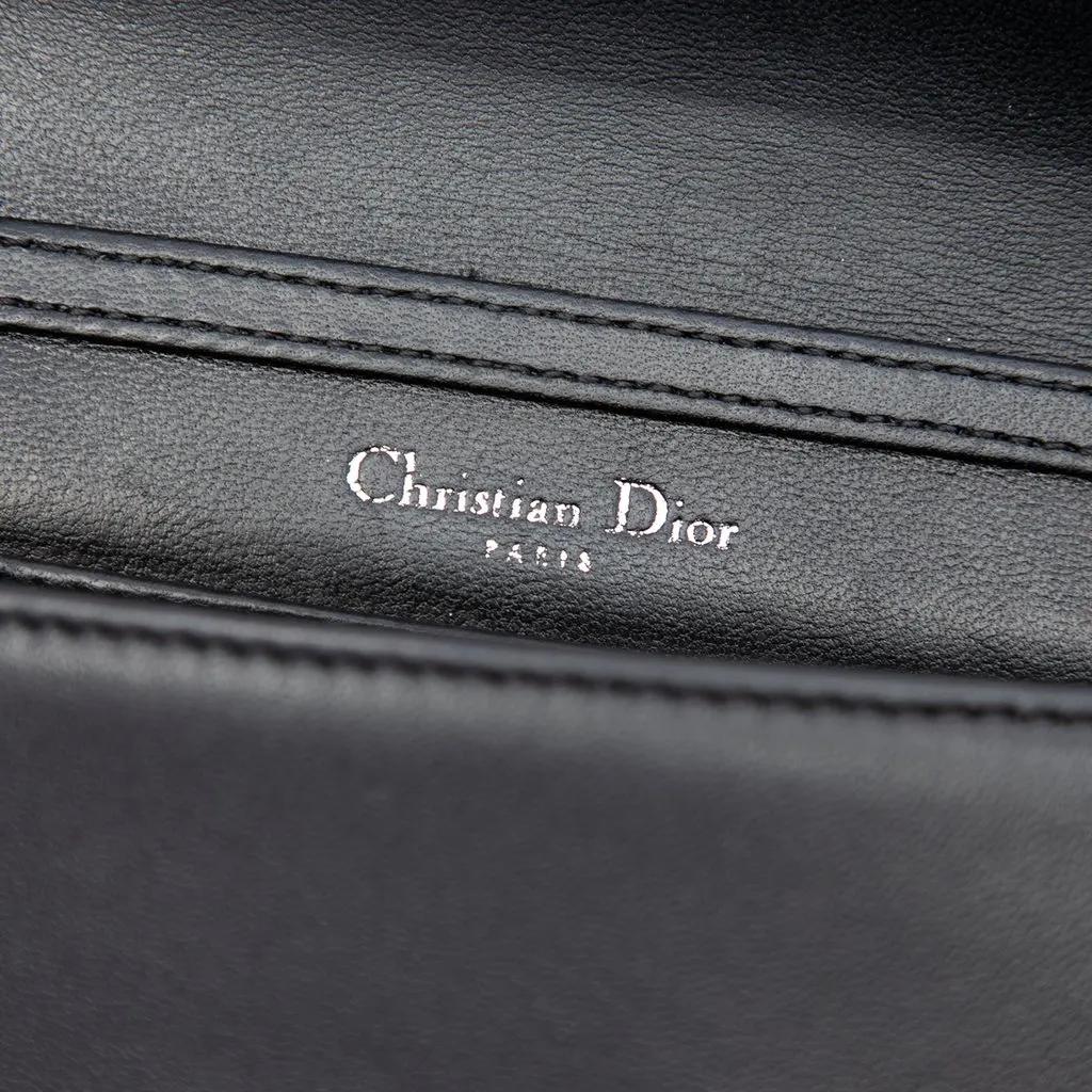 Dior Baby Lambskin Diorama Flap Black Leather Very good - Box View