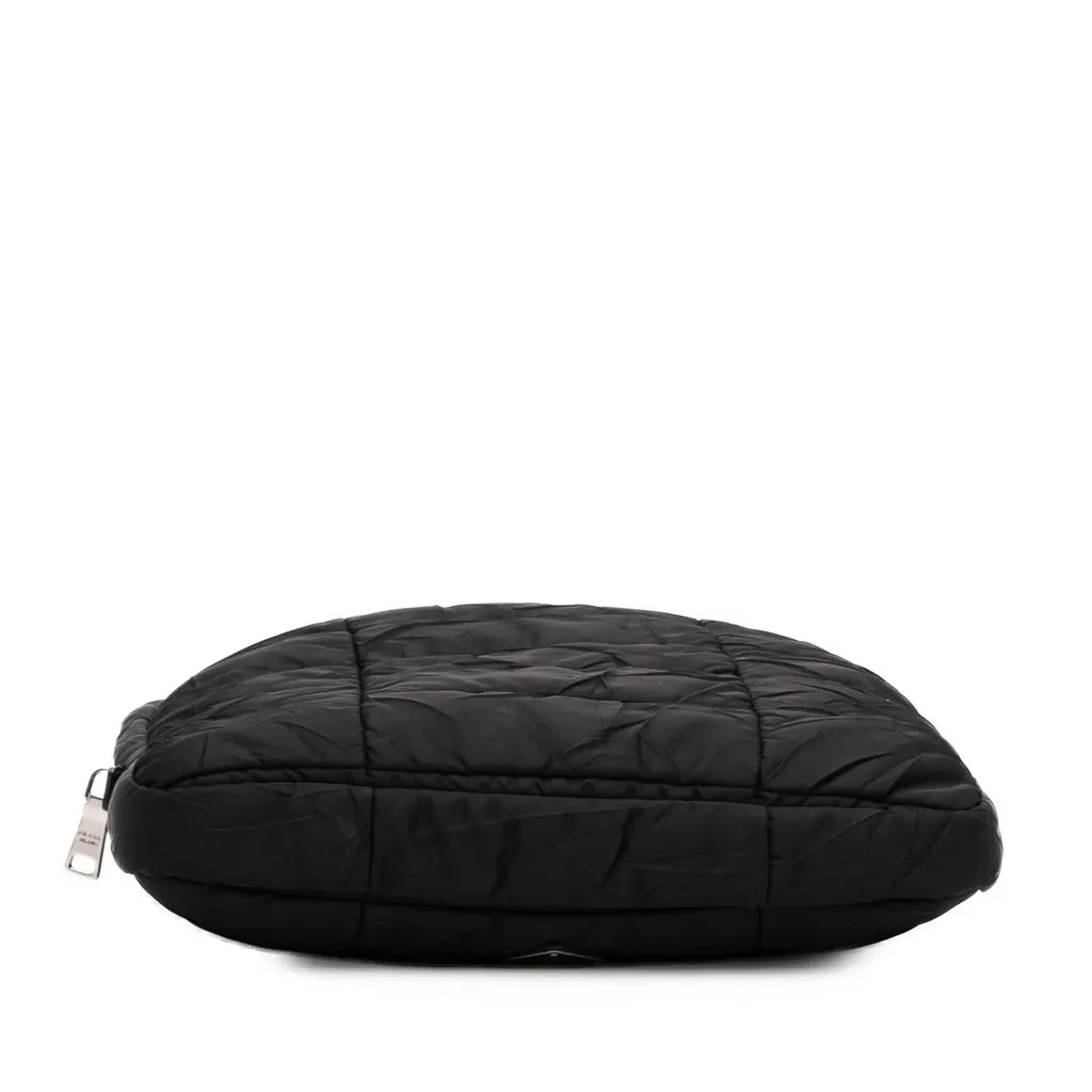Prada Tessuto Bomber Vertical Laptop Bag Black Polyamide Very good - Inside View