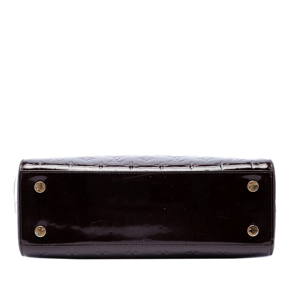 Louis Vuitton Monogram Vernis Brea MM Purple Leather Very good - Inside View