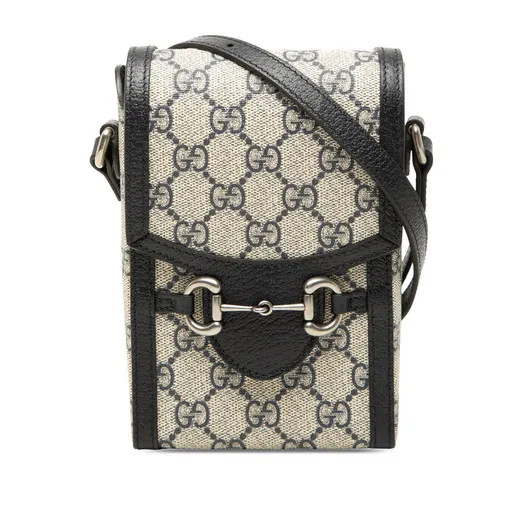 Gucci Mini GG Supreme Horsebit 1955 Crossbody