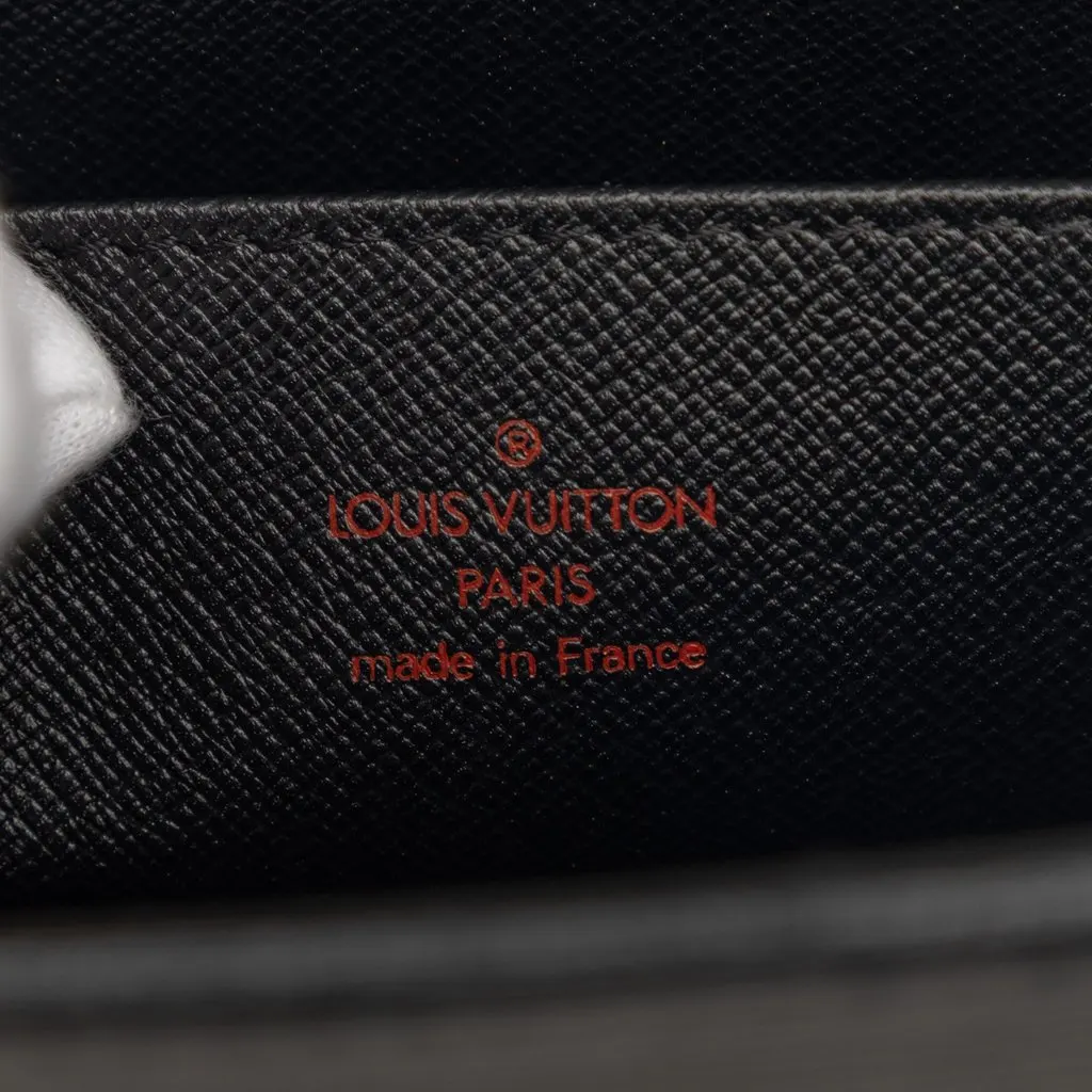 Louis Vuitton Epi Pochette Homme Black Leather Very good - Box View