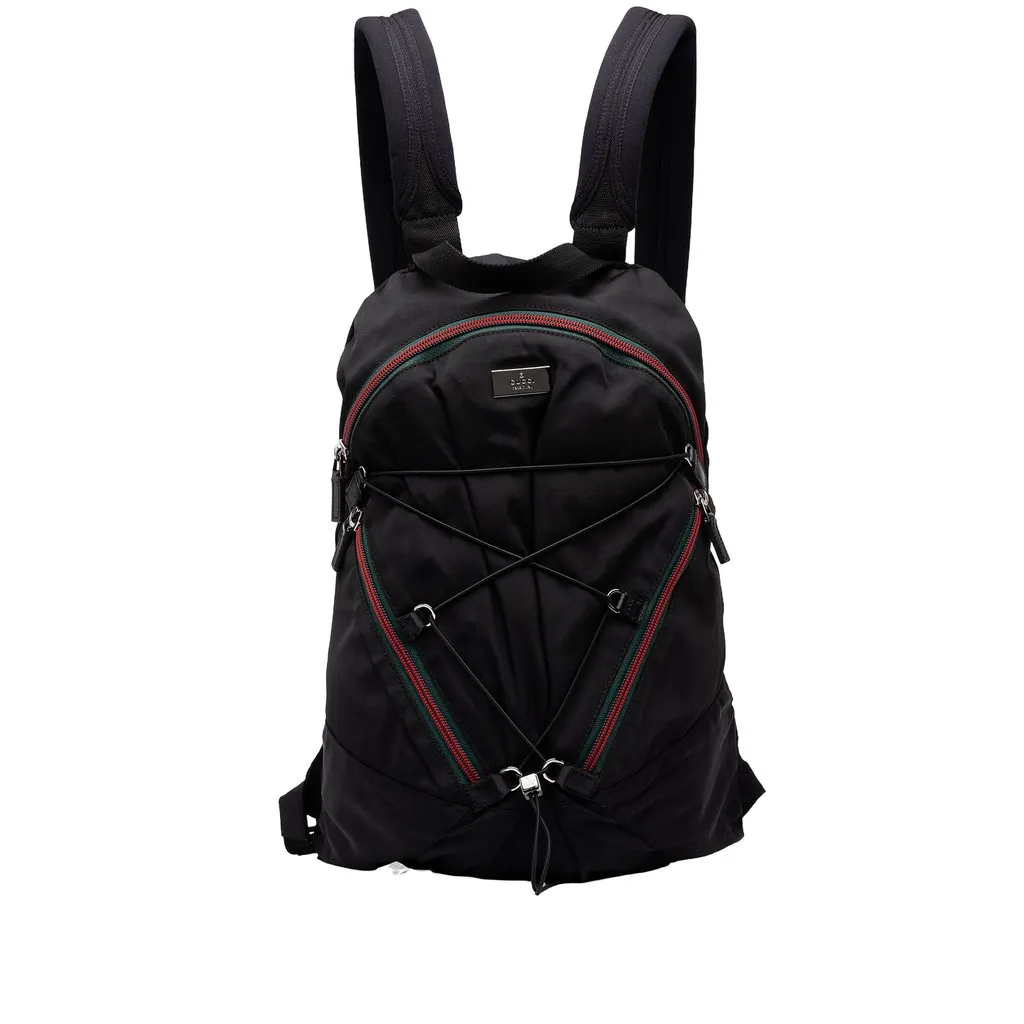 Gucci Nylon Web Backpack