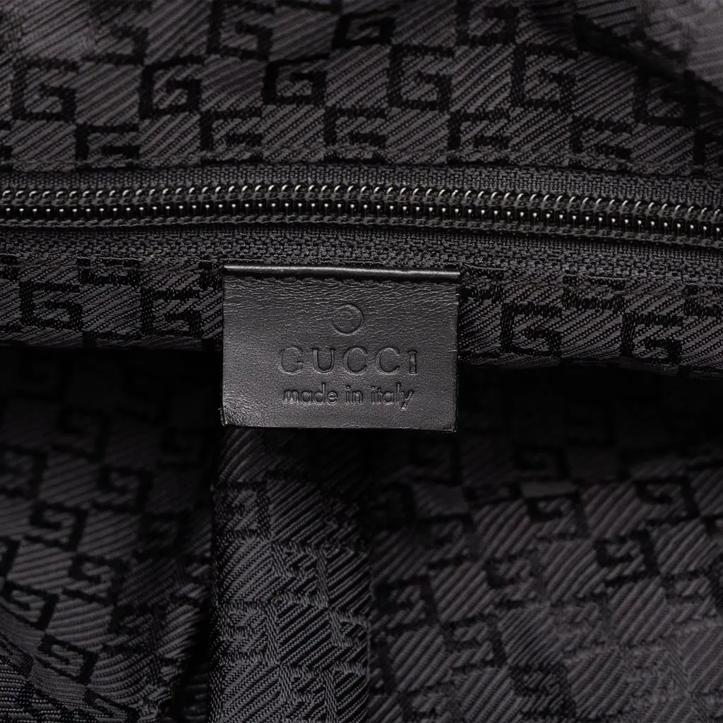 Gucci Nylon Web Backpack Black Polyamide Good - Box View