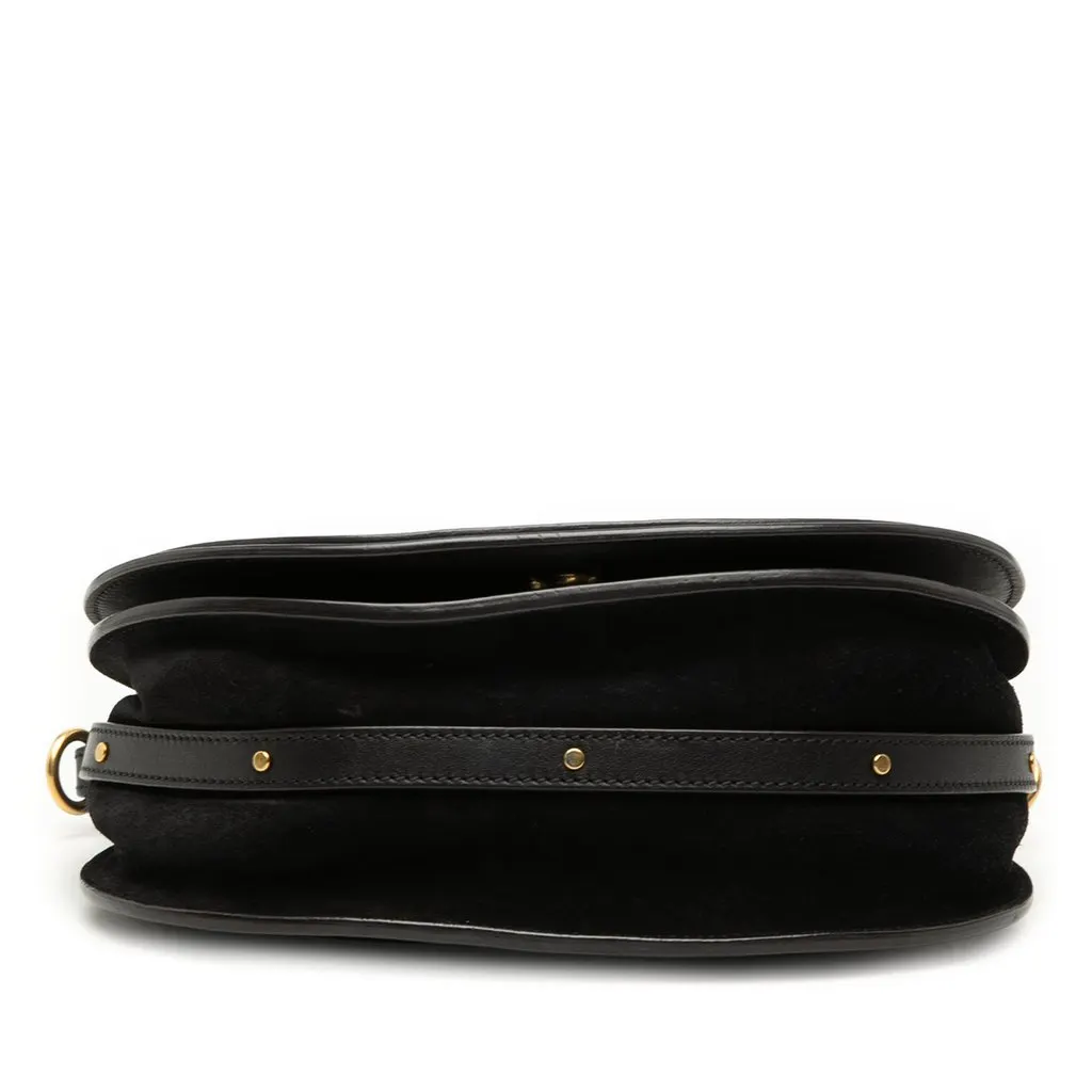 Chloé Medium Leather Nile Bracelet Satchel Black Leather Very good - Inside View