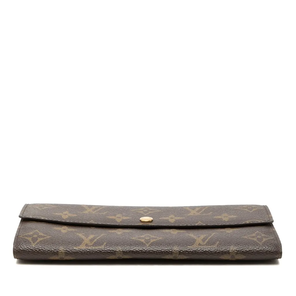 Louis Vuitton Monogram Sarah Long Wallet Brown Very good - Inside View