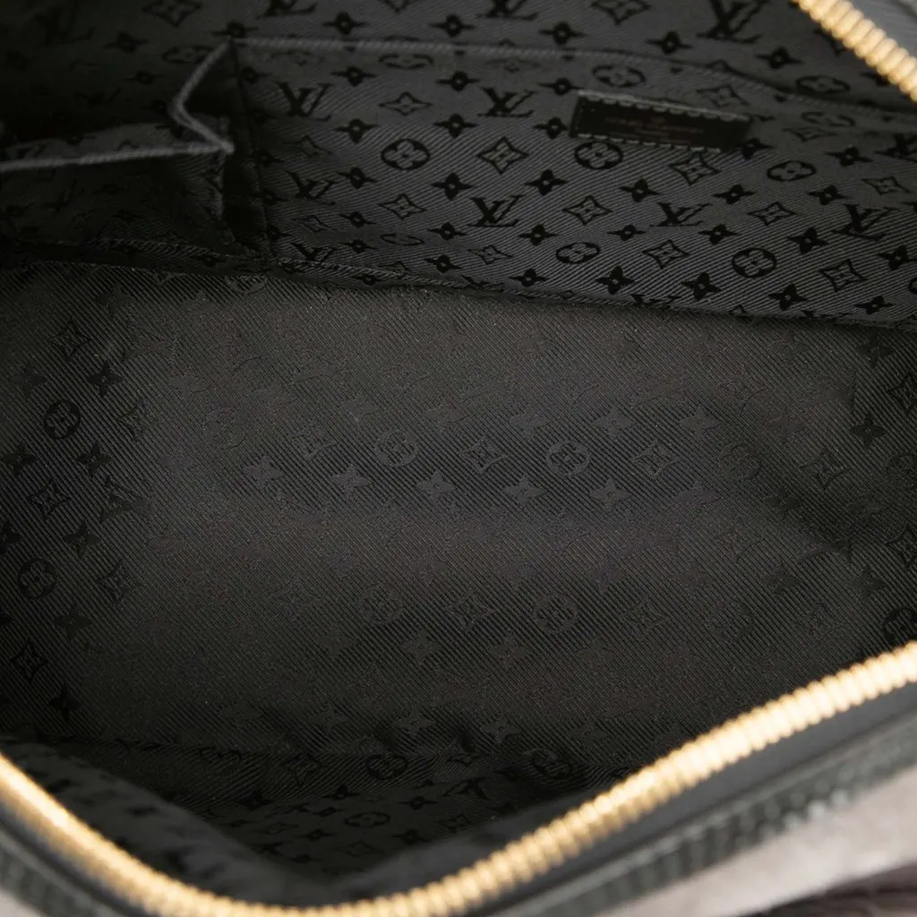 Louis Vuitton Havane Stamped Trunk GM Grey Leather Very good - Model View