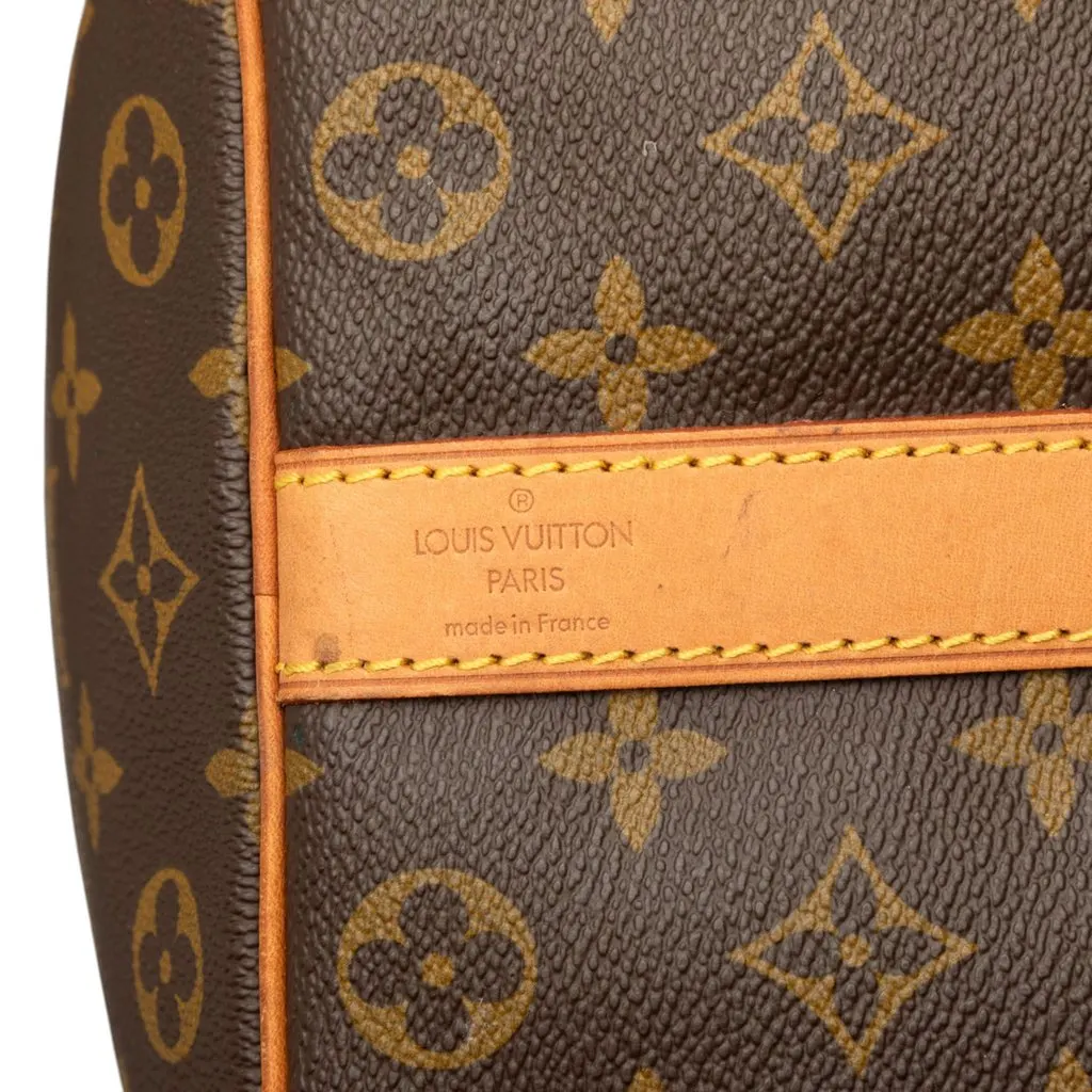 Louis Vuitton Monogram Keepall Bandouliere 50 Brown Canvas Good - Box View