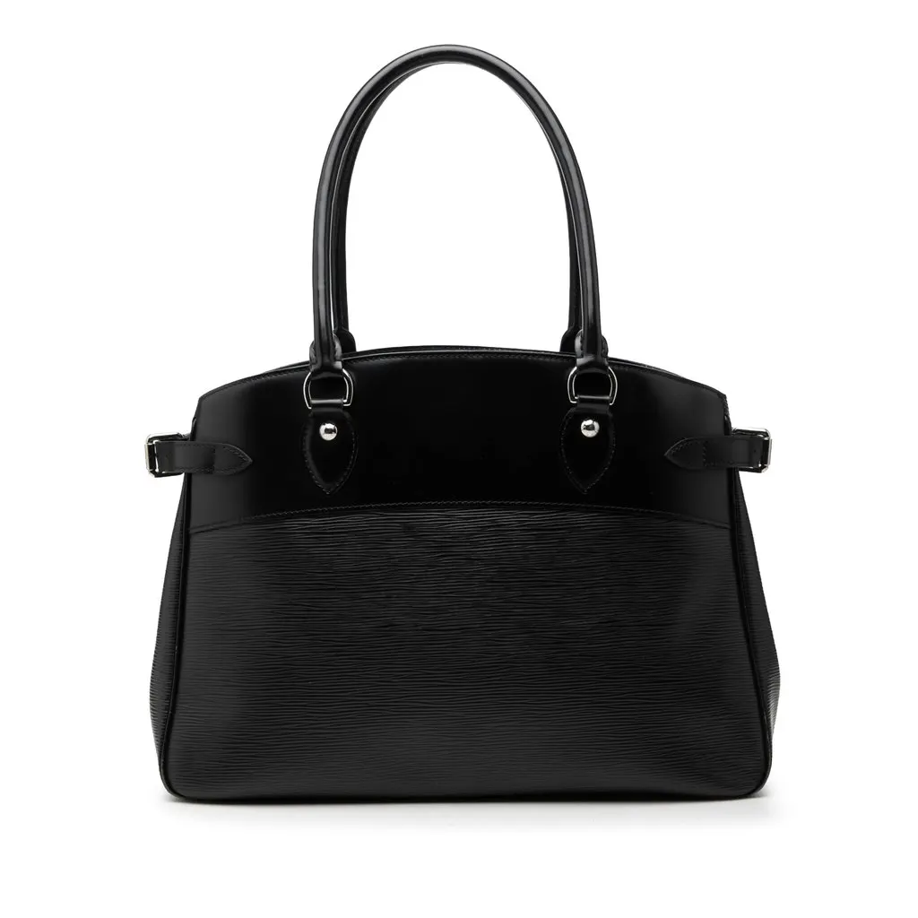 Louis Vuitton Epi Passy GM Black Leather Good - Front View