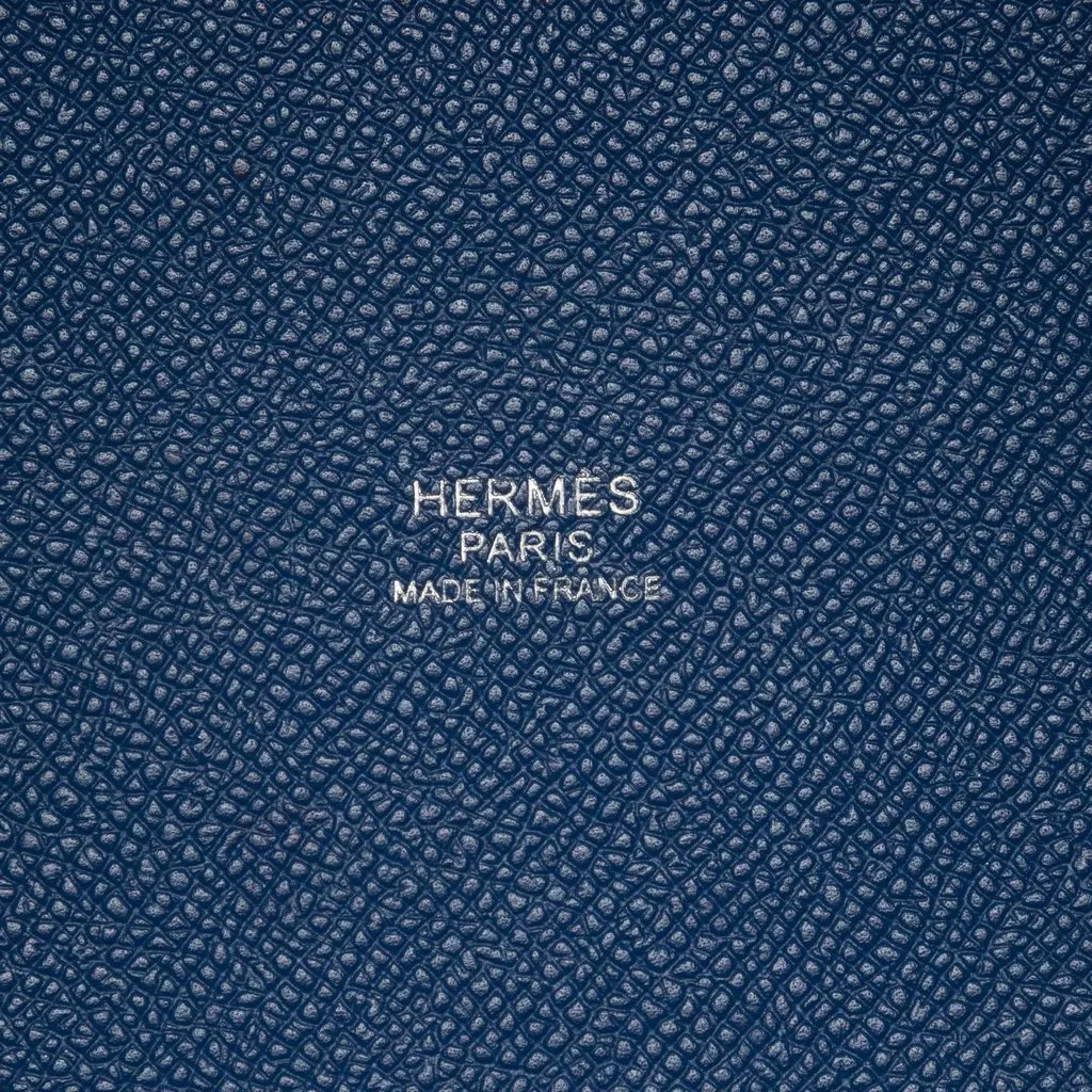 Hermès Epsom Tressage Picotin Lock 22 Blue Leather Very good - Box View