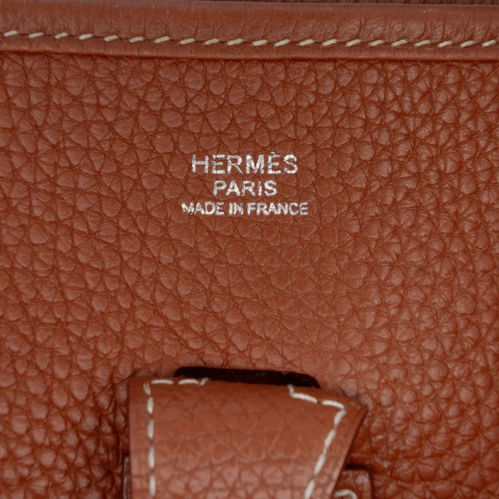 Hermès Clemence Evelyne III 29 Brown Leather Very good - Box View
