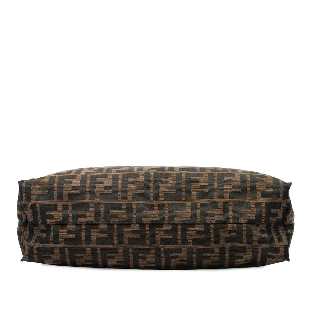 Fendi Zucca Canvas Shopping Tote Brown Canvas Good - Inside View
