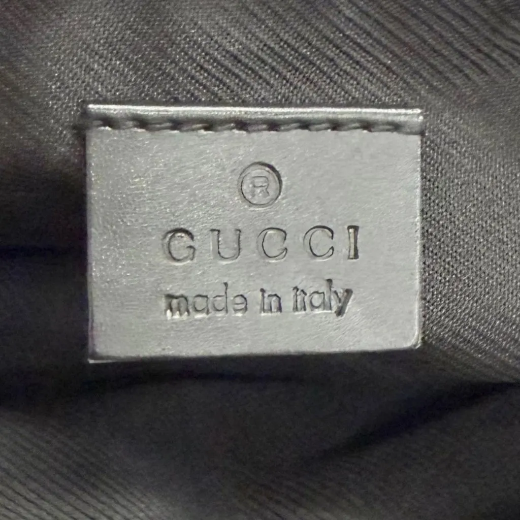 Gucci GG Canvas Boat Black Canvas Very good - Box View