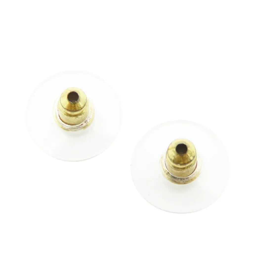 Chanel CC Gold Plated Faux Pearl and Rhinestone Drop Earrings Gold Metal Very good - Box View