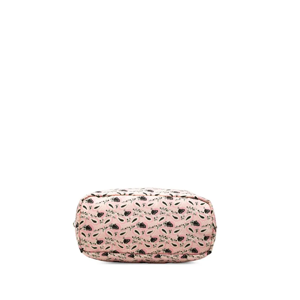 Prada Tessuto Stampato Tote Pink Polyamide Very good - Inside View
