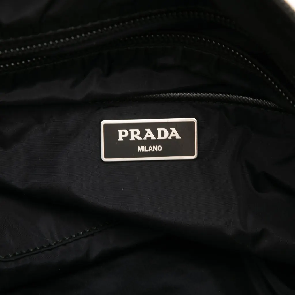 Prada Tessuto Stampato Tote Pink Polyamide Very good - Box View