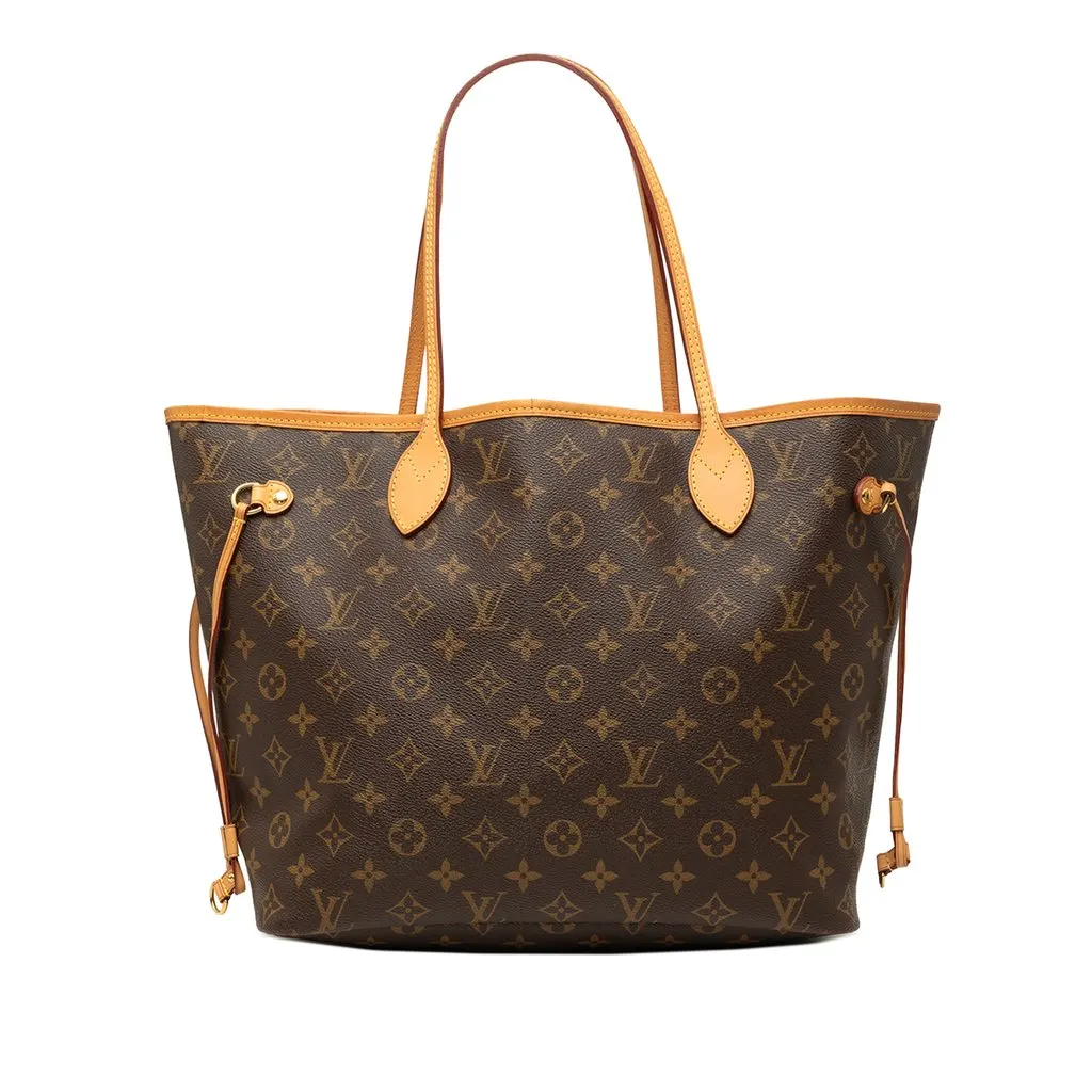 Louis Vuitton Monogram Neverfull MM Brown Very good - Front View