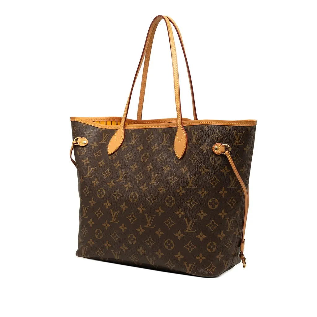 Louis Vuitton Monogram Neverfull MM Brown Very good - Back View