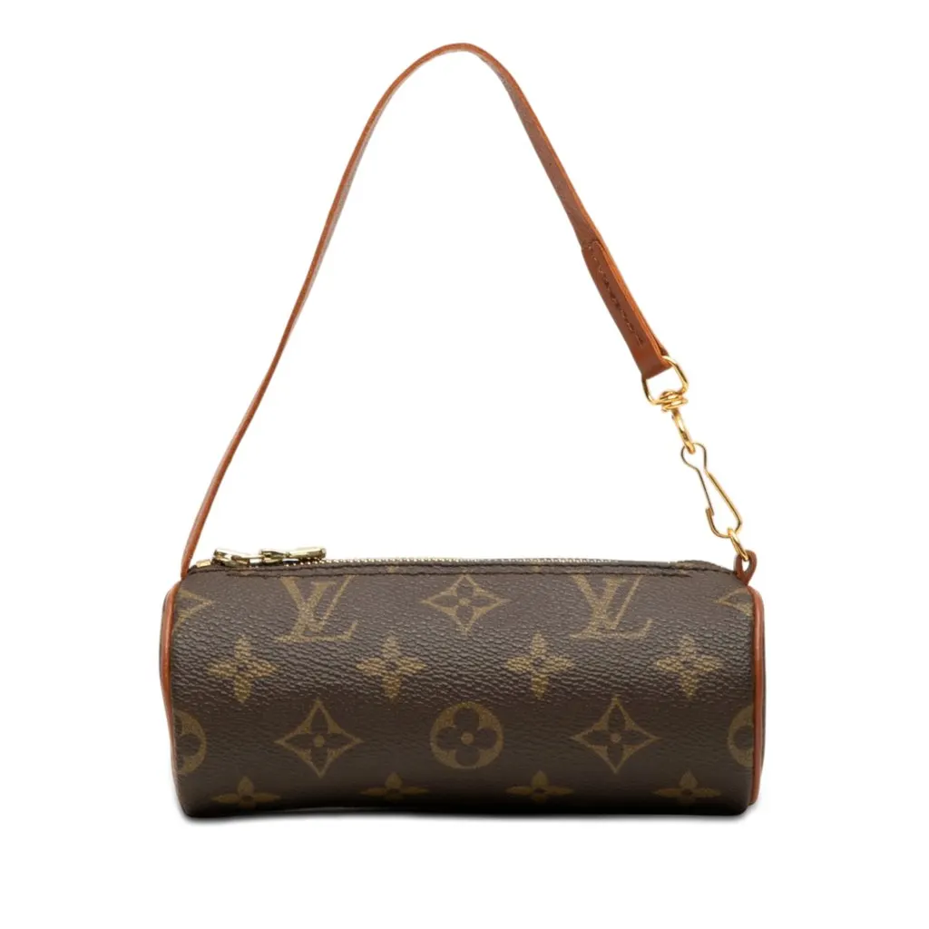 Louis Vuitton Monogram Papillon Pochette Brown Very good - Front View