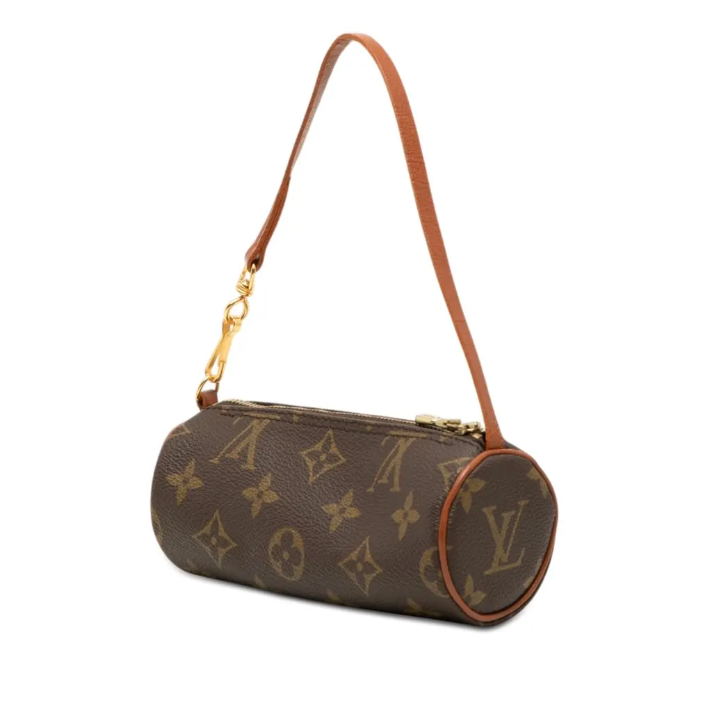 Louis Vuitton Monogram Papillon Pochette Brown Very good - Back View