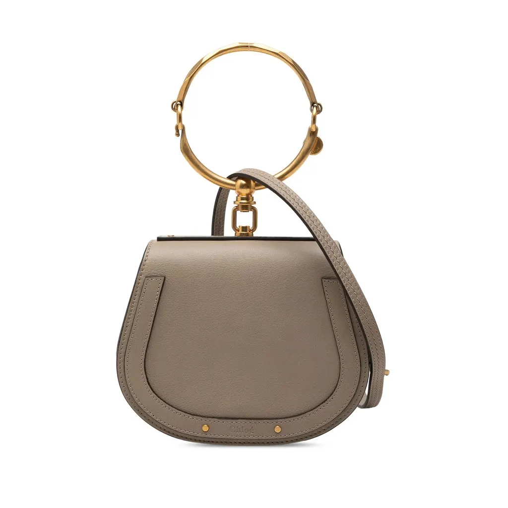 Chloé Small Leather Nile Bracelet Satchel MultiColor Leather Very good - Front View