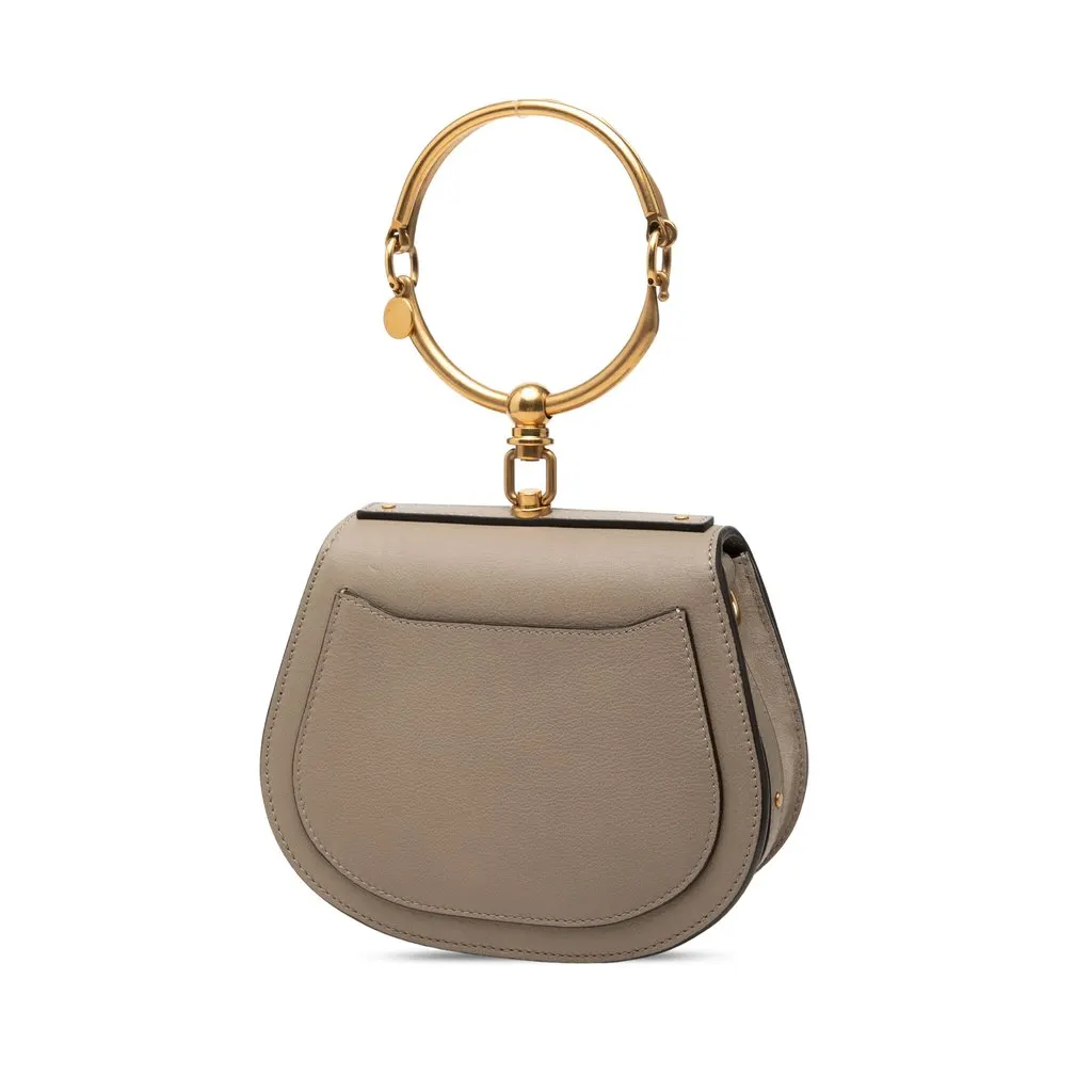 Chloé Small Leather Nile Bracelet Satchel MultiColor Leather Very good - Back View
