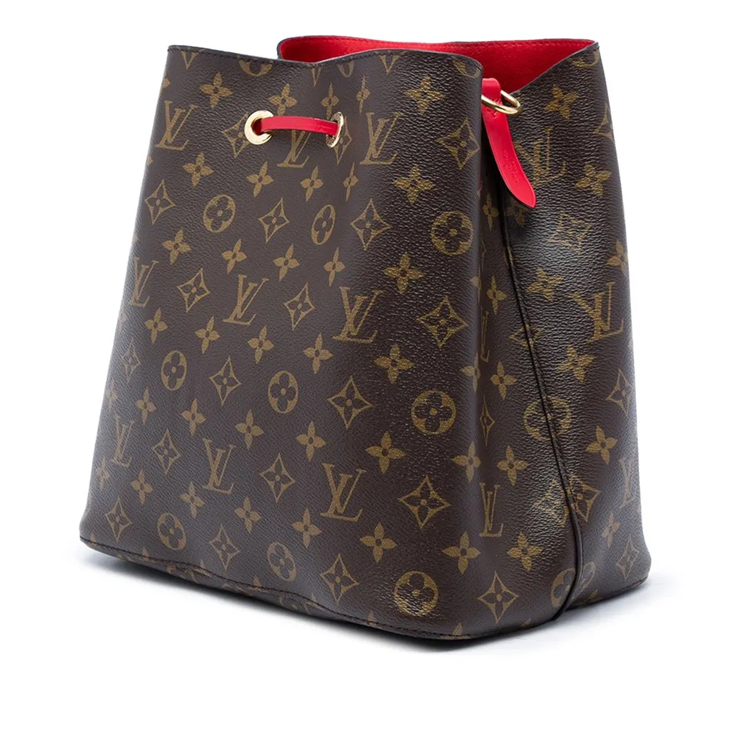 Louis Vuitton Monogram Neonoe MM Brown Canvas Very good - Back View