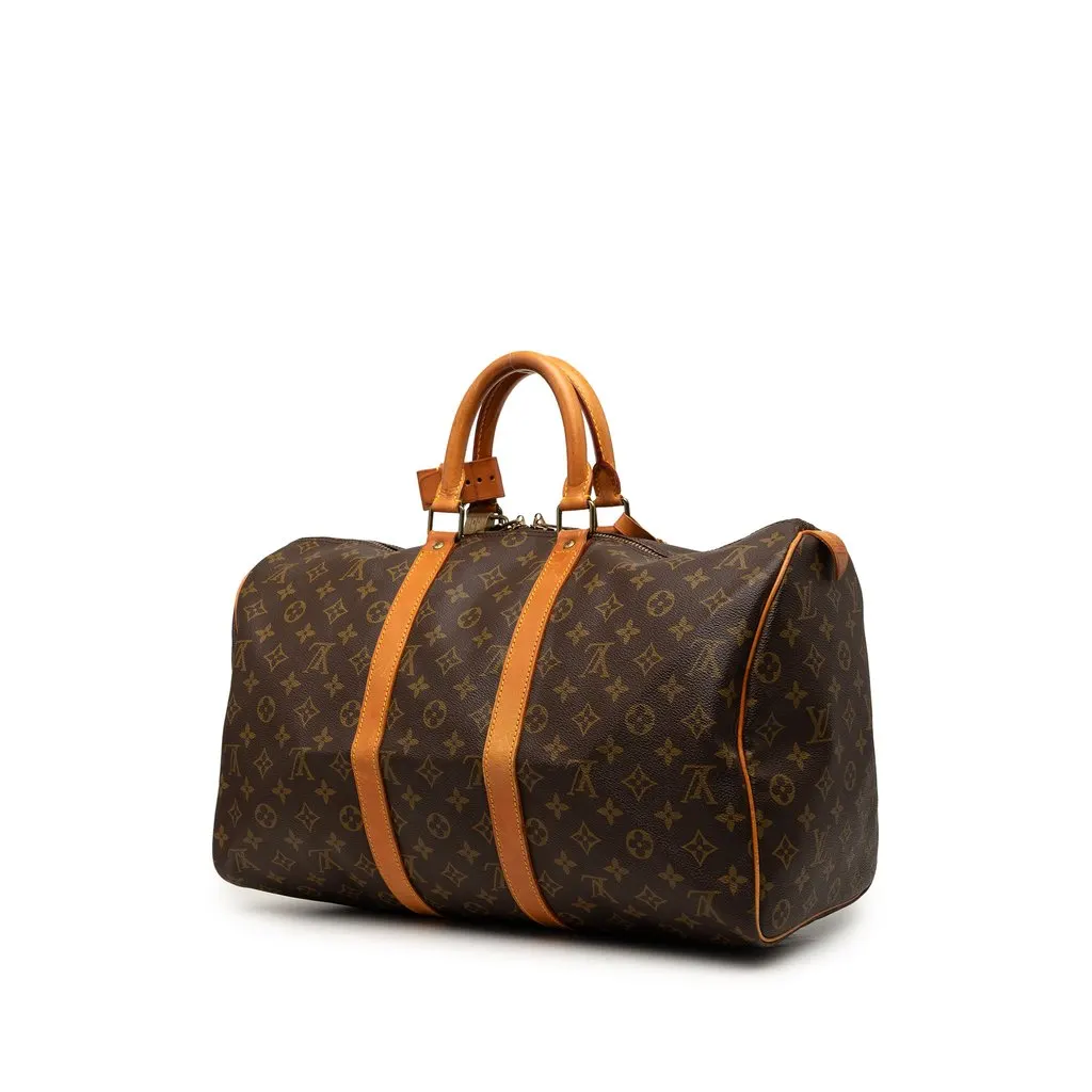 Louis Vuitton Monogram Keepall 45 Brown Very good - Back View