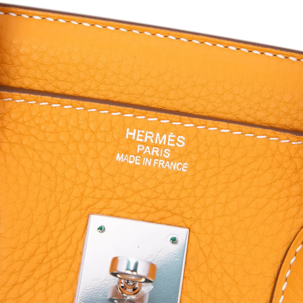 Hermès Epsom Candy Birkin Retourne 35 Yellow Leather Good - Box View