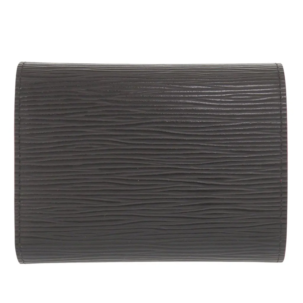 Louis Vuitton Epi Blooming Victorine Wallet Black Leather Very good - Back View