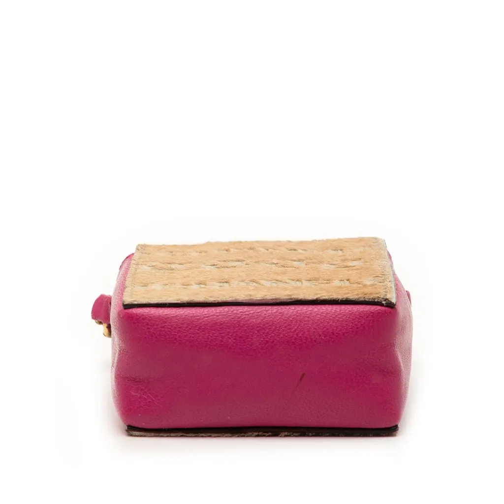 Chanel Lambskin and Pony Hair Cigarette Case Beige Good - Inside View