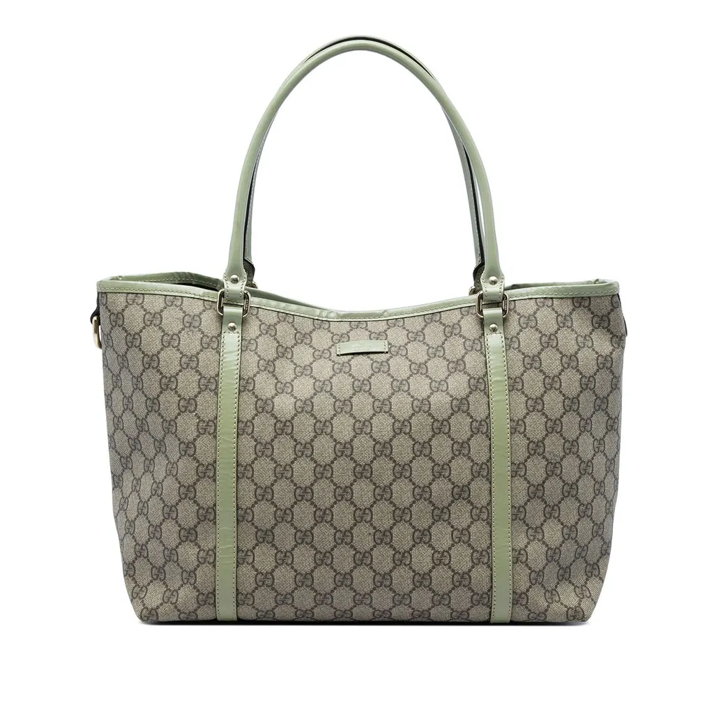 Gucci Medium GG Supreme Joy Tote Beige Canvas Very good - Front View