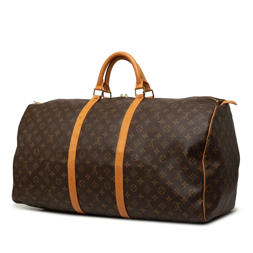 Louis Vuitton Monogram Keepall 60 Brown Very good - Back View