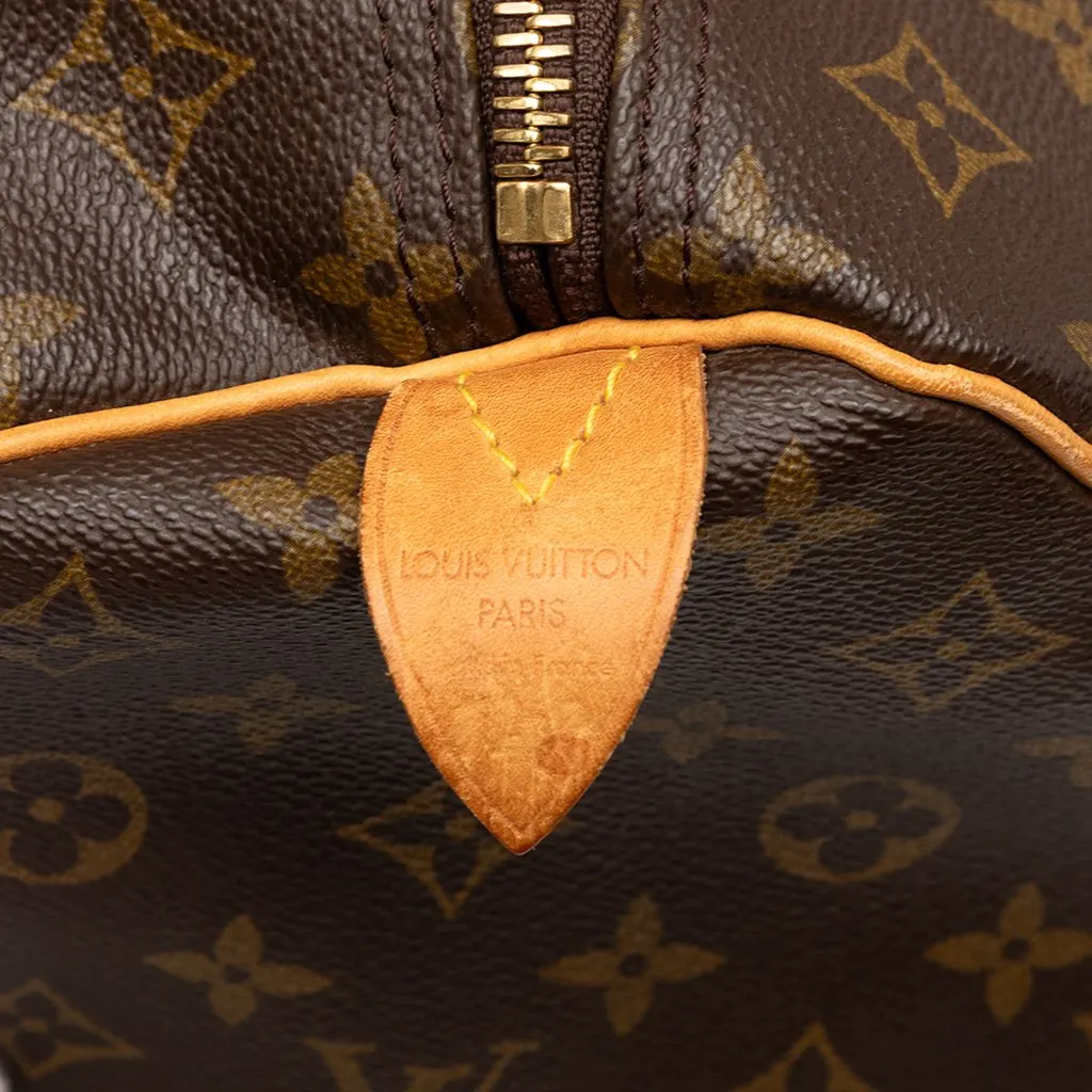 Louis Vuitton Monogram Keepall 60 Brown Very good - Model View
