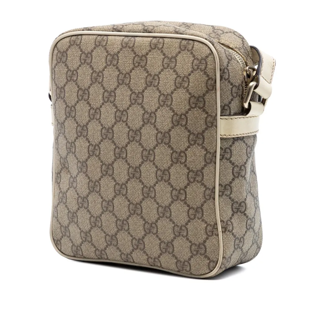 Gucci GG Supreme Crossbody Beige Very good - Back View