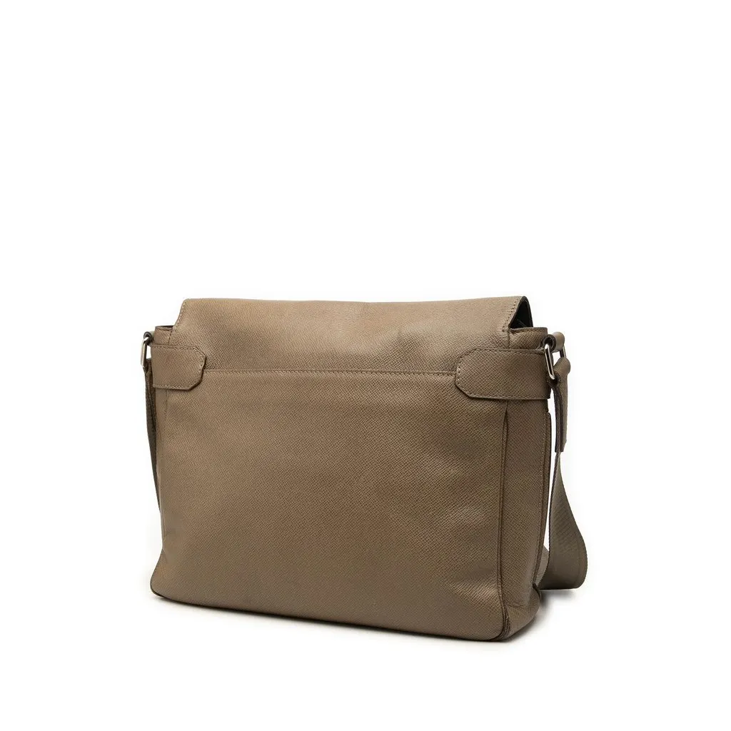 Louis Vuitton Taiga Roman MM Brown Leather Very good - Back View
