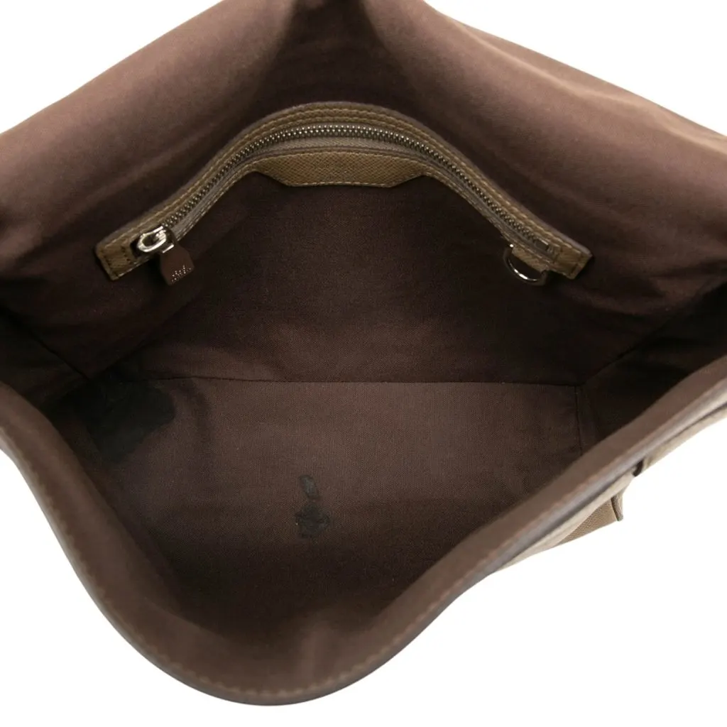 Louis Vuitton Taiga Roman MM Brown Leather Very good - Model View
